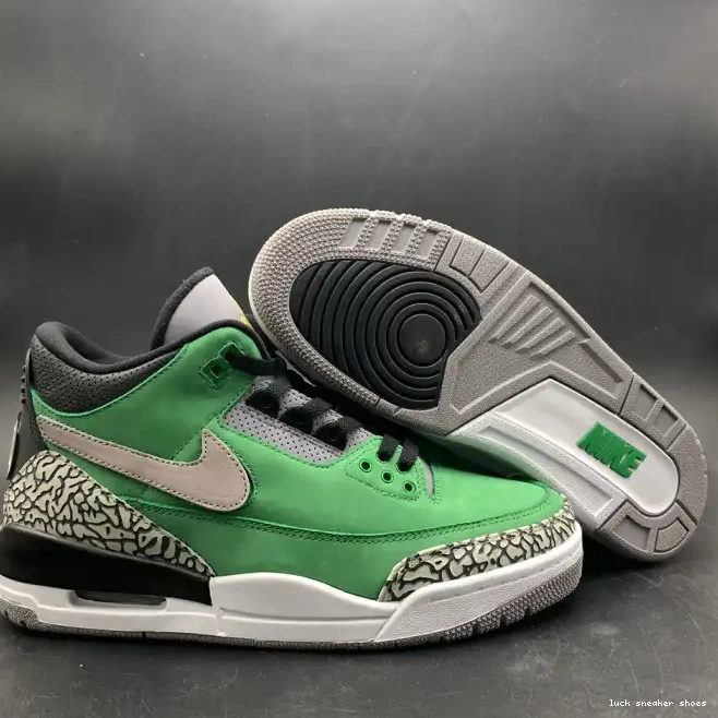 Rep LUCY Tinker AJ3 Jordan 3 Retro PE Air Oregon 867493 Ducks shoes 0511